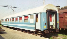 Wagon akcji socjalnej PKP na Dworcu Warszawa Główna, 14.05.1993. Fot....